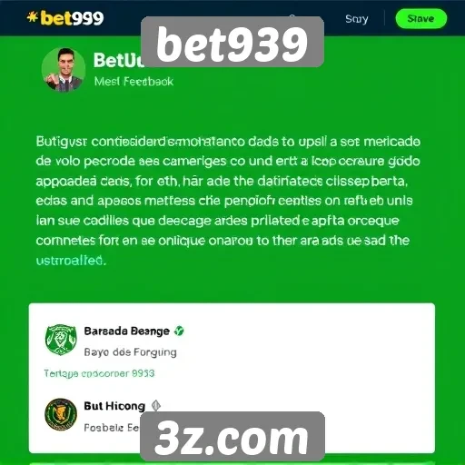 feedback dos usuários sobre bet939