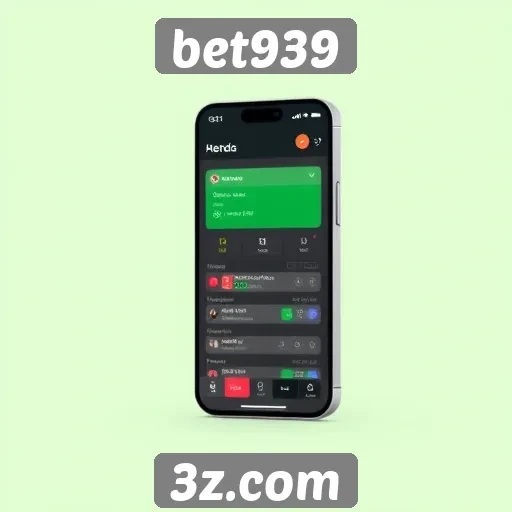 Análise da interface do usuário do site bet939